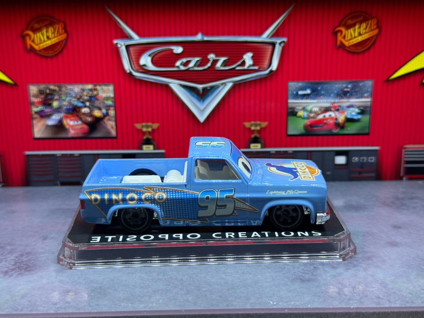 Custom 83 Chevy Silverado Dinoco McQueen
