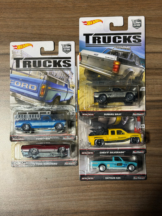 Hot Wheels Car Culture Trucks Complete Set