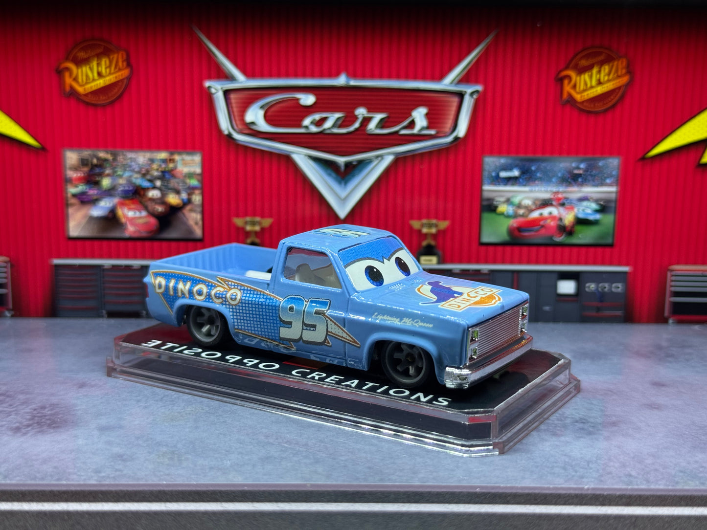 Custom 83 Chevy Silverado Dinoco McQueen