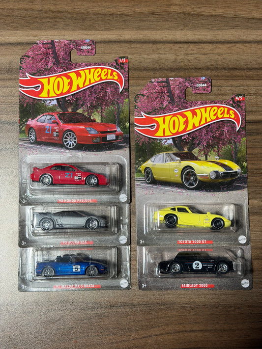 Hot Wheels JDM Theme 5 Car Set